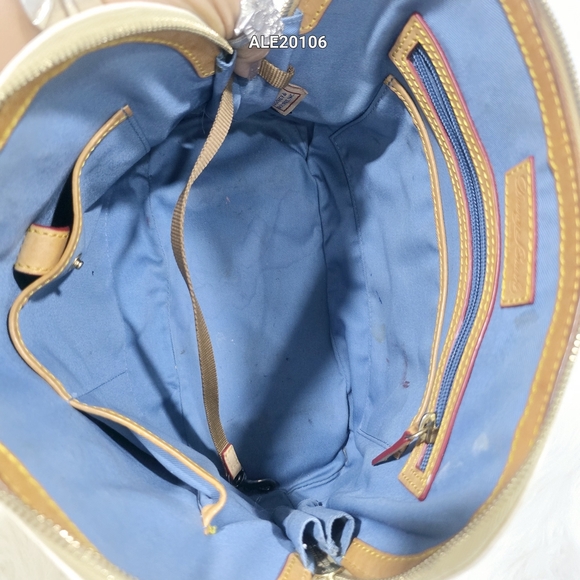 Dooney & Bourke Cream and Tan Satchel - Picture 6 of 12